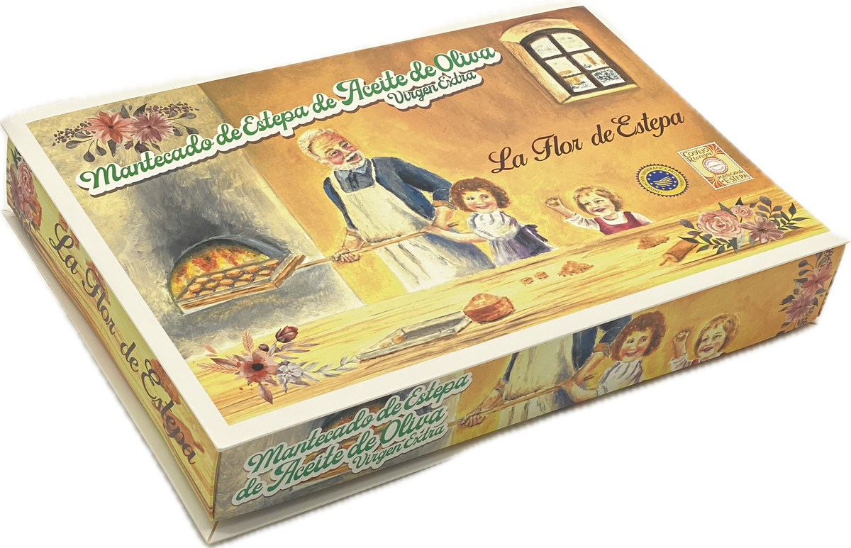 Estuche Mantecados de Estepa de Aceite de Oliva Virgen Extra 420 g.