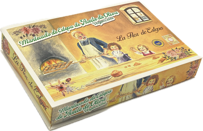 Estuche Mantecados de Estepa de Aceite de Oliva Virgen Extra 420 g.