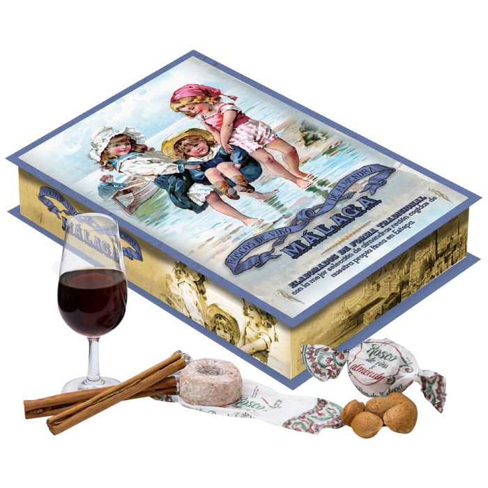 Estuche con Roscos de Vino dulce y Almendra 450 g.