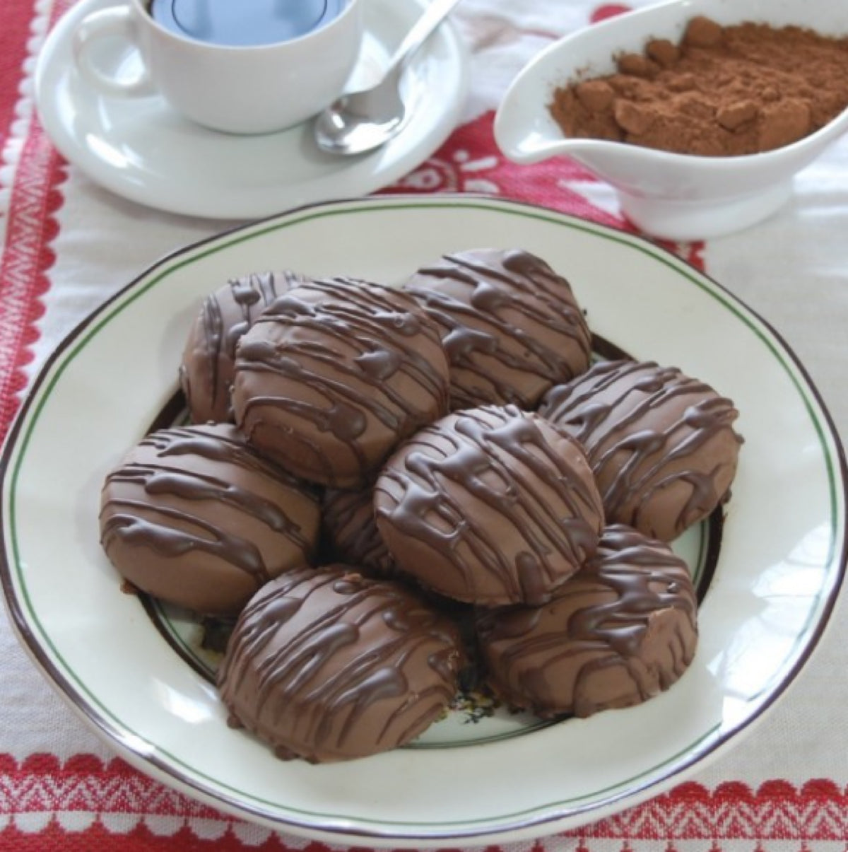 Mantecado de Cacao Bañado