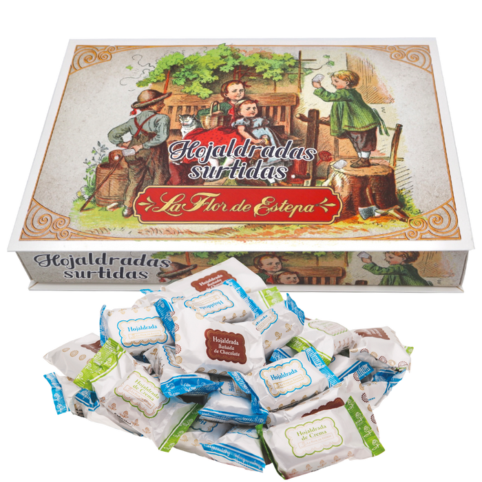 Estuche con Hojaldradas Surtidas 450 g.
