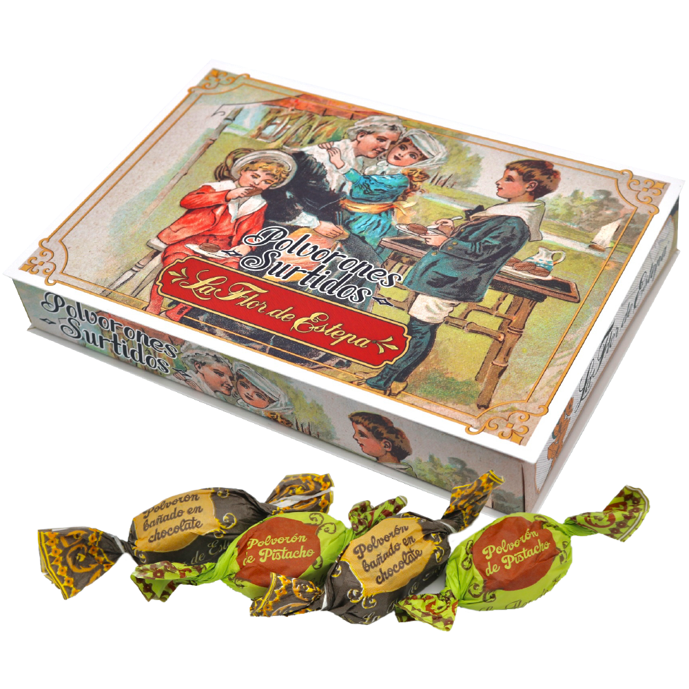 Estuches con Polvorones Surtidos 450 g.