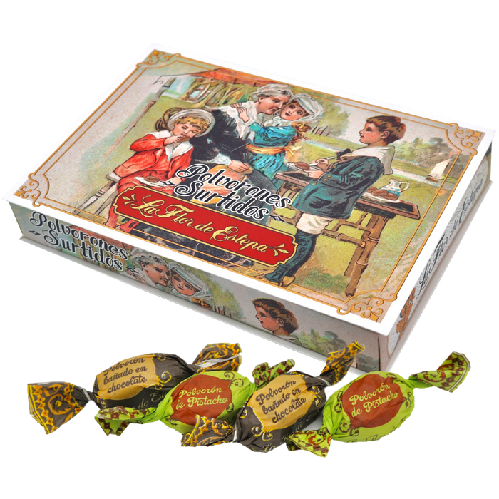 Estuches con Polvorones Surtidos 450 g.