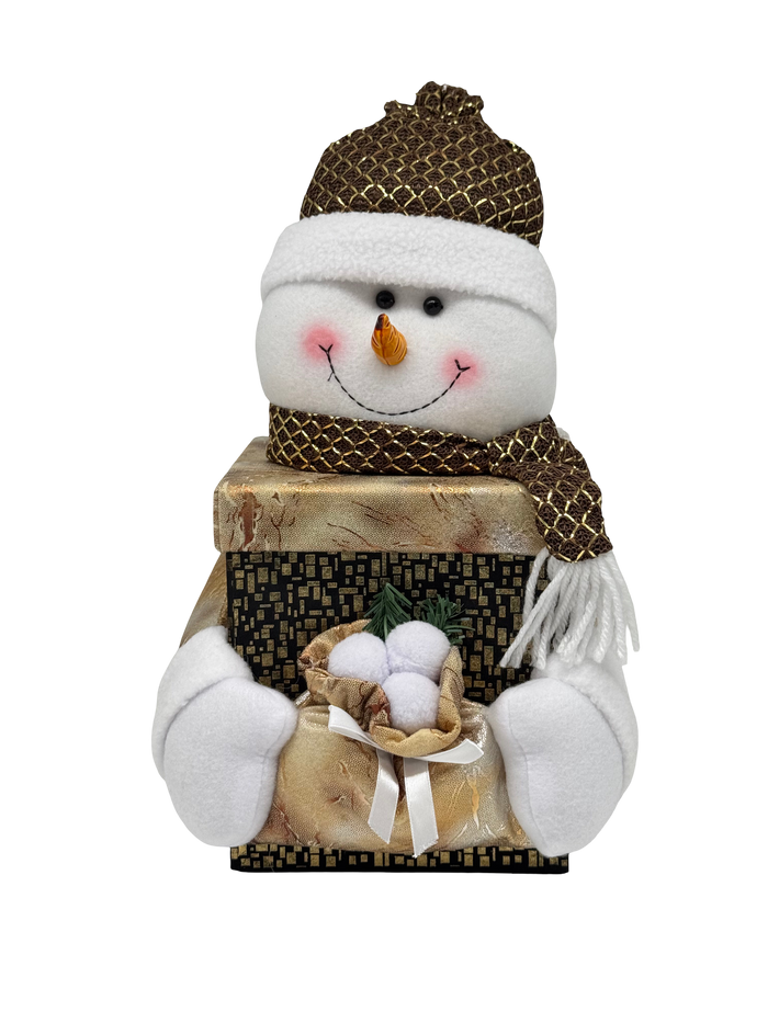 Maxi Muñeco de Nieve con barquillos rellenos