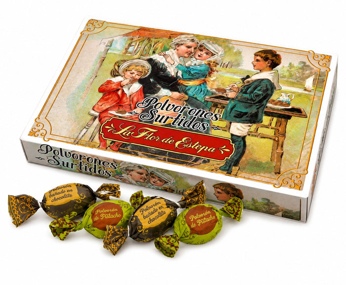 Estuches con Polvorones Surtidos 450 g.
